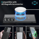 Magnetic Luxury Matte Phone Case For Samsung Galaxy