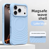 Water Ripple Silicone Magnetic Soft Shockproof  Case For iPhone
