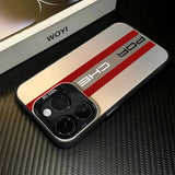 Luxury Sports Car Line Pattern Anti Fall Matte Case For iPhone