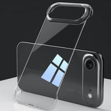 Ultra Thin Transparent Half-Pack PC Hard Case For iPhone