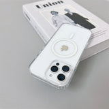 Luxury Original  Magnetic Transparent Case For iPhone