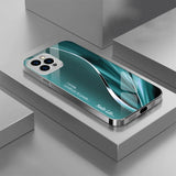Electroplated glass Shockproof Case for iPhone