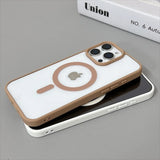 Luxury Original  Magnetic Transparent Case For iPhone