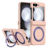 Magnetic  Hard  Holder Case For Samsung Galaxy Z Flip