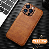 Business Luxury Leather Case For iPhone