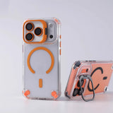 Luxury Transparent Magnetic Shockproof Case for iPhone