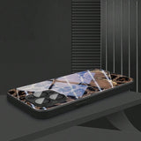 Luxury Butterfly Leopard Pattern Glass Material Phone Case For iPhone