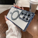 Diamond Magnetic Full Lens Protection Case for Samsung Galaxy