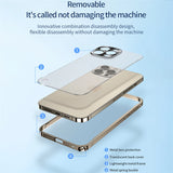 Aviation Aluminum Alloy Frame Bumperr Case For iPhone