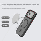 Luxury Matte Transparent Magnetic Case For iPhone