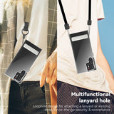 Clear Mobile Phone Case Metal Stand Case for Samsung