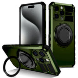 Luxury Shockproof Armor Magnetic Case For iPhone