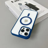 Luxury Original  Magnetic Transparent Case For iPhone
