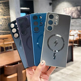 Titanium Original Matte Magnetic Case For Samsung