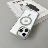 Luxury Original  Magnetic Transparent Case For iPhone