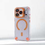 Luxury Transparent Magnetic Shockproof Case for iPhone