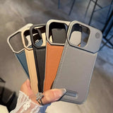 Business Aromatherapy Magnetic Leather Case for iPhone