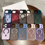 Full Camera Anti-knock Anti-fingerprint Shell Magnetic Case For iPhone