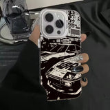 Stylish car print PC armor phone case For iPhone