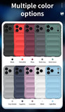 Skin-friendly liquid silicone shock-absorbing protective case For iPhone