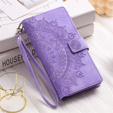 Leather Card Holder Wallet  Case For Samsung Galaxy