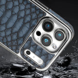 Luxury Fashion Snake-Patterned Leather Case For iPhone