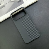 Slim Carbon Fiber Shockproof Matte Case for iPhone