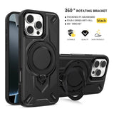 360° Rotating Bracket Shockproof Magnetic Case for iPhone