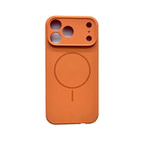 Magnetic Solid Color Silicone Case For iPhone