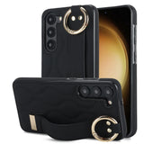 Leather Ring Wrist Strap Case for Samsung Galaxy