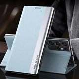 Luxury Leather Flip Case For Samsung Galaxy S26