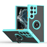 Luxury Matte Armour Magnetic Stand Phone Case For Samsung S26