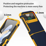 Luxury Silicone Hinge Full Package Phone Case For Samsung Z Flip