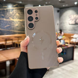 Titanium Original Matte Magnetic Case For Samsung