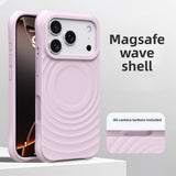 Water Ripple Silicone Magnetic Soft Shockproof  Case For iPhone