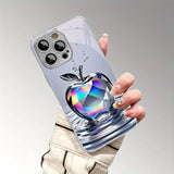 Luxury Aurora Diamond Water Drop For Apple Pattern Case For iPhone