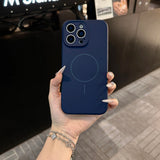Original Liquid Silicone Magnetic Case For iPhone