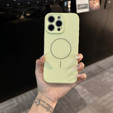 Original Liquid Silicone Magnetic Case For iPhone