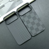 Slim Carbon Fiber Shockproof Matte Case for iPhone
