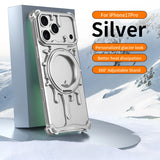 Minimalist Metal Frameless Magnetic Case For iPhone