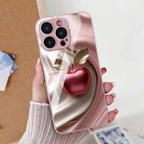 Marble Pattern Tempered Glass Case For iPhone