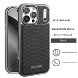 Luxury Fashion Snake-Patterned Leather Case For iPhone