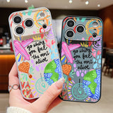 Airplane Painting Print Magnetic Phone Case For iPhone