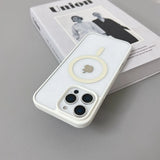 Luxury Original  Magnetic Transparent Case For iPhone