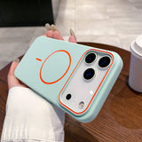 Luxury Magnetic Matte Soft Phone Case For  iPhone