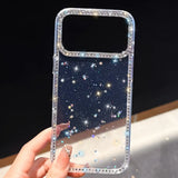 Shiny Little Stars Glitter Diamond Clear Phone Case For iPhone
