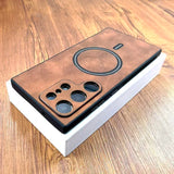 PU Leather Magnetic  Case For Samsung Galaxy