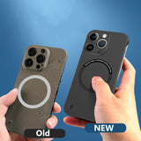 Ultra Thin Frameless Magnetic Case For iPhone