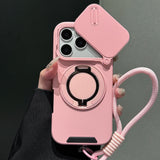 Drop-proof case with sliding camera cover For iPhone