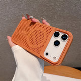 Honeycomb Heat Dissipation Wireless Charge Case for iPhone